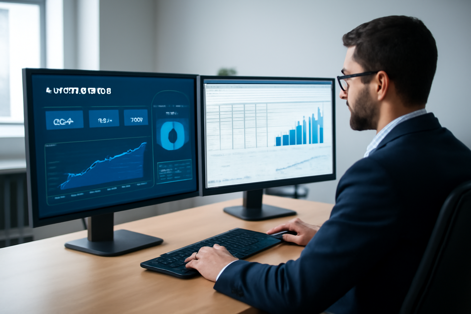 ROI calculation dashboard for AI implementation in business