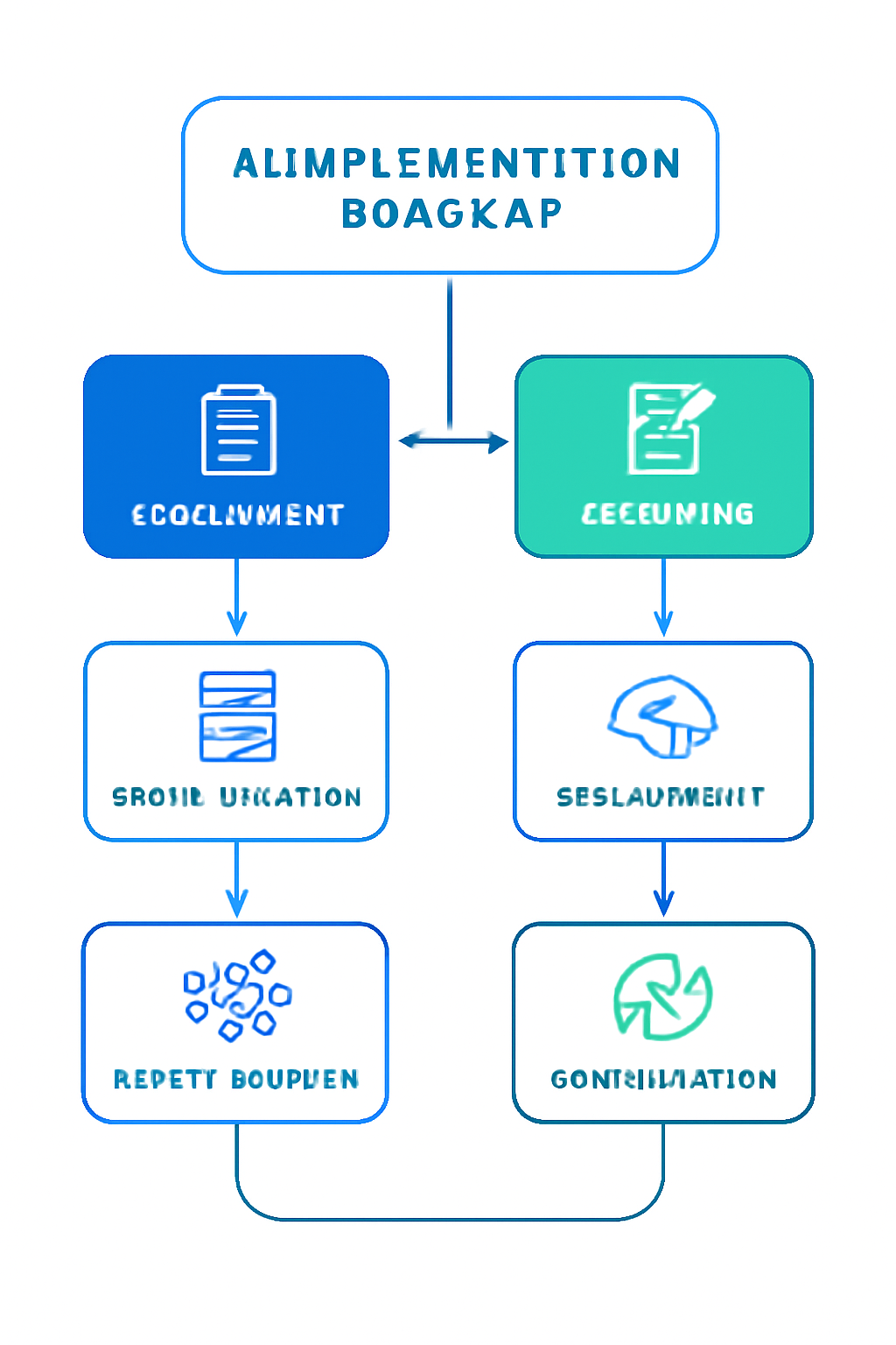 AI implementation strategy roadmap for business organizations