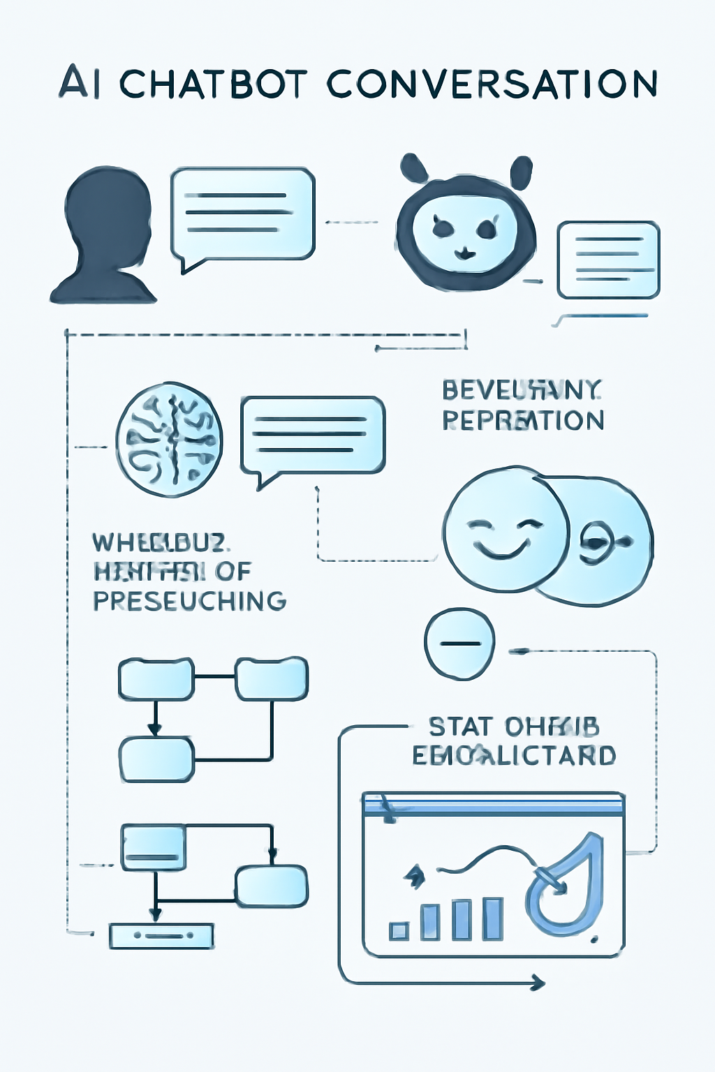 AI chatbot and natural language processing workflow for customer service automation