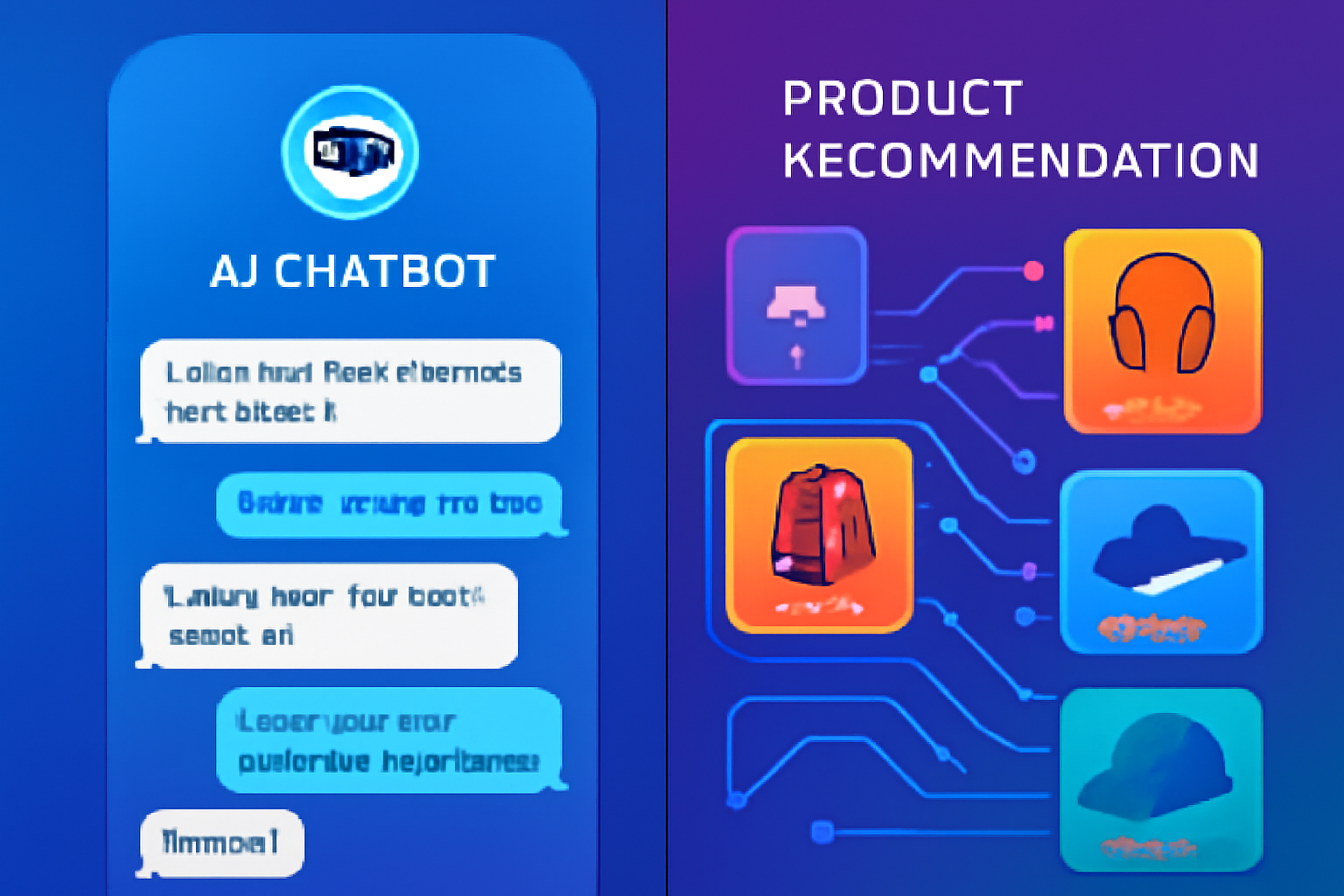 AI chatbot and product recommendation system working together in e-commerce