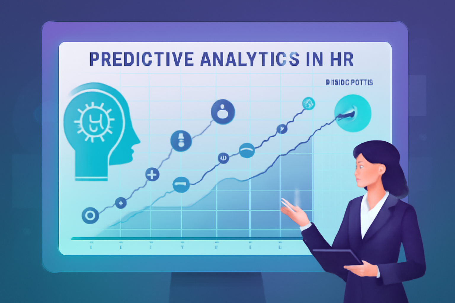 Predictive HR analytics models forecasting workforce trends