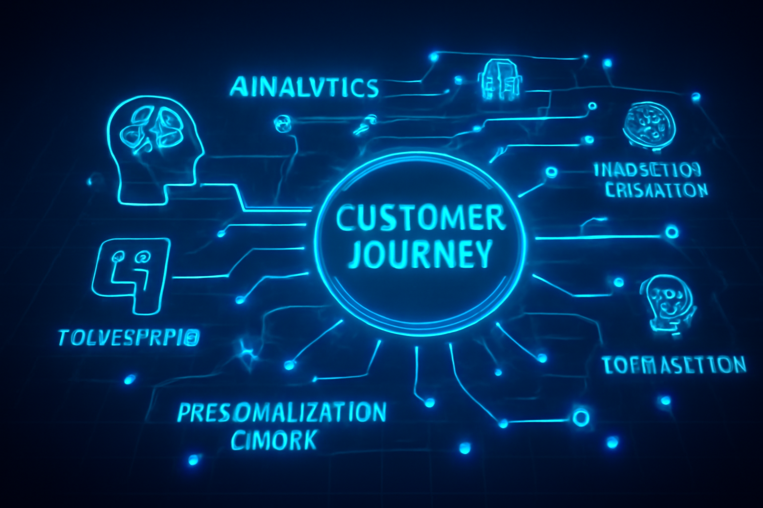AI-driven customer journey mapping and predictive analytics visualization
